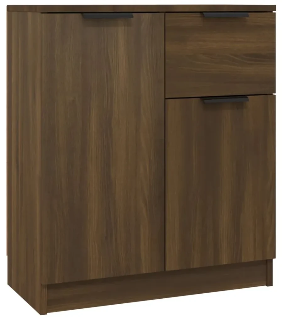 816999 vidaXL Servantă, stejar maro, 60x30x70 cm, lemn prelucrat