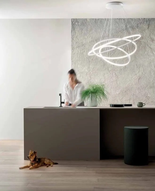 Lustra LED circulara cu 3 inele 100/80/60cm ERIKA
