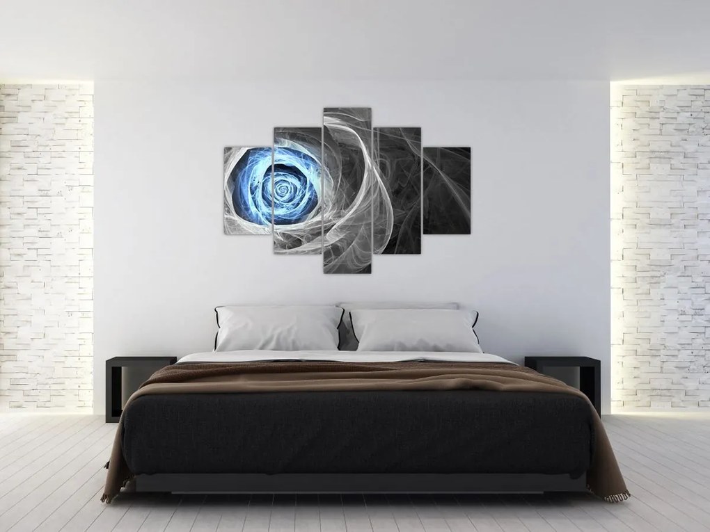 Tablou - Abstract Rose Blue (150x105 cm)