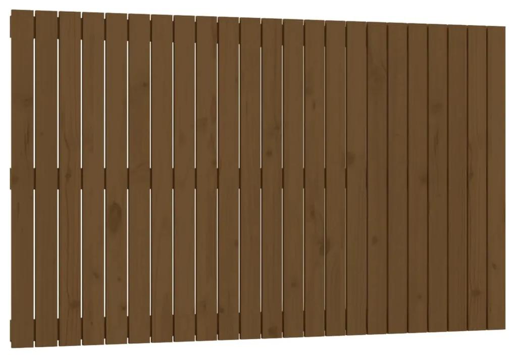 824896 vidaXL Tăblie de pat pentru perete, maro miere, 147x3x90 cm