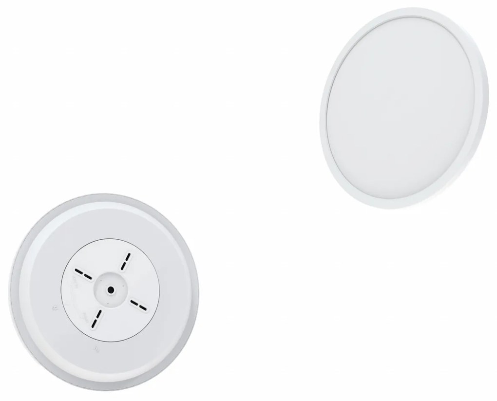 Plafoniera LED Glitter KL151085, dimabila, 36W, 3500lm, lumina calda+neutra+rece, IP20, alba, Klausen