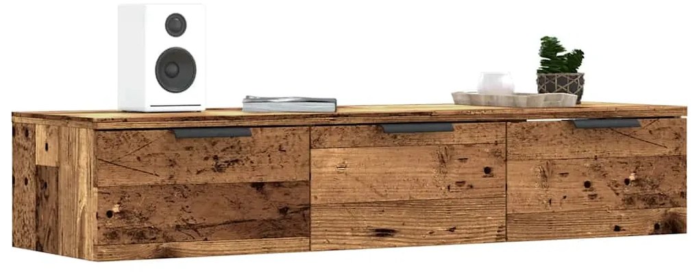 vidaXL Dulap de perete, Lemn vechi, 102x30x20 cm, lemn prelucrat