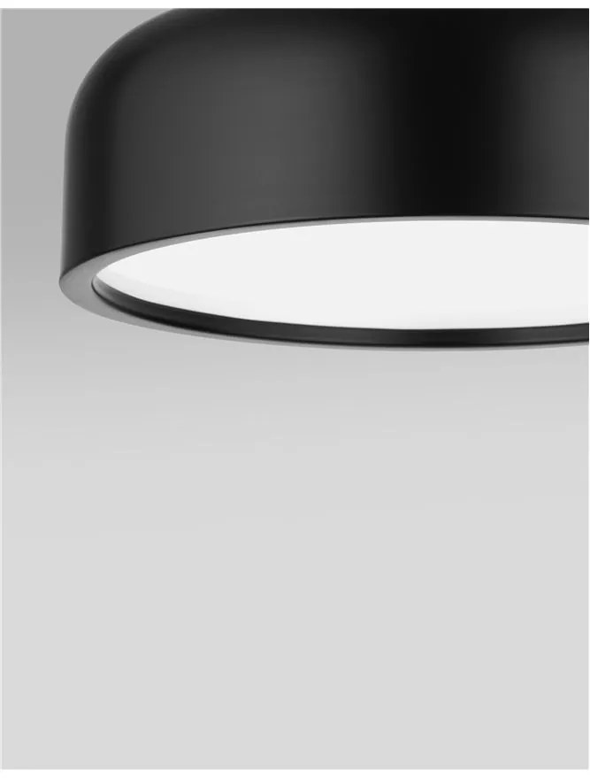 Plafoniera design modern 35cm Perleto negru NVL-826809