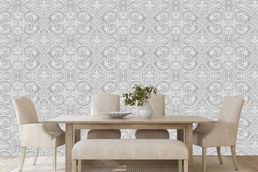 Tapet model de lux vintage mai închis
