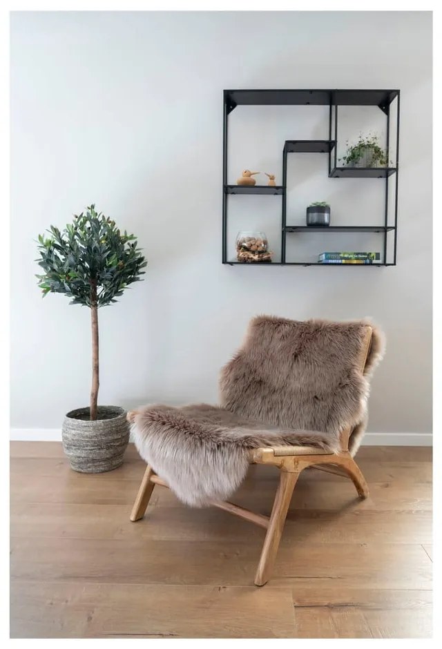 Covor tip traversă maro sintetic 60x180 cm – House Nordic