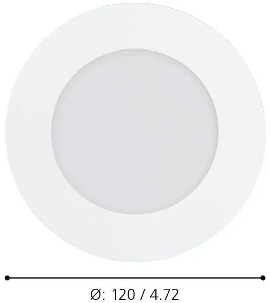 Eglo 900101 - Corp de iluminat LED reglabil pentru baie FUEVA-Z, LED/5,4W/230V, IP44