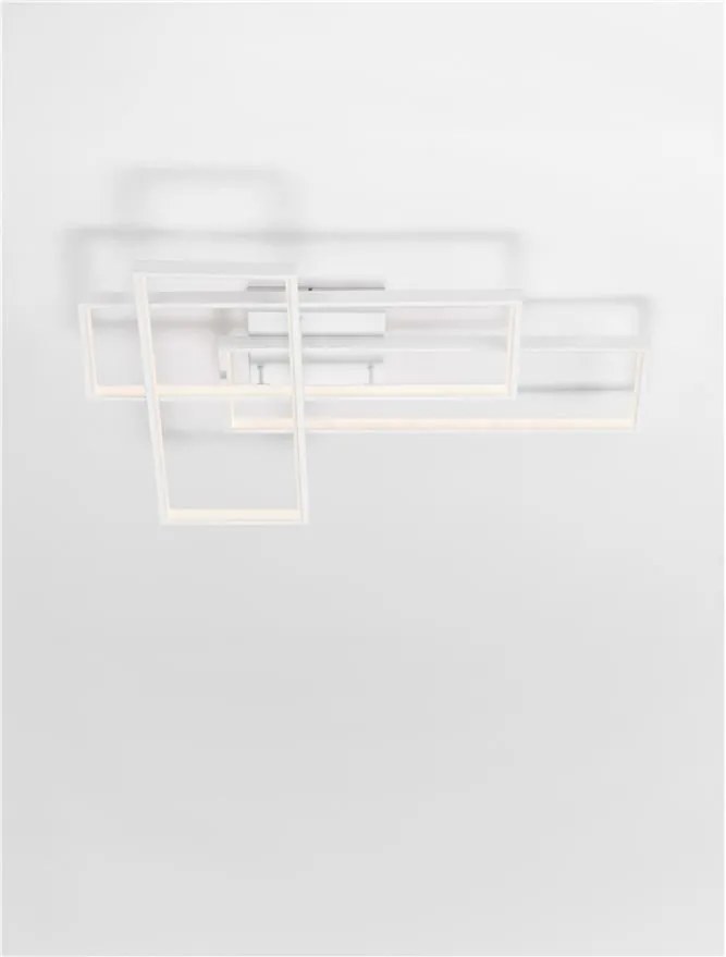 Aplica de perete sau tavan design geometric Alis alb