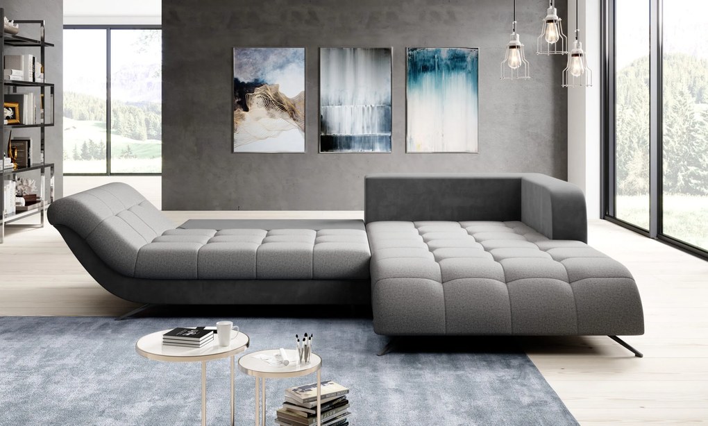 Coltar living Calvin pe dreapta - L290 x l210 x h84 cm