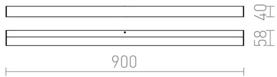 Aplică LED pentru baie LEVIA LED/18W/230V IP44 RED-Design Rendl-R12404