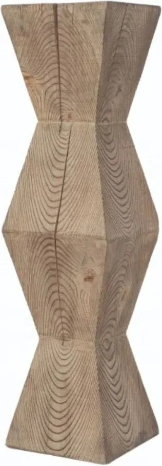 Statuie natur din lemn de pin Coloana Infinitului