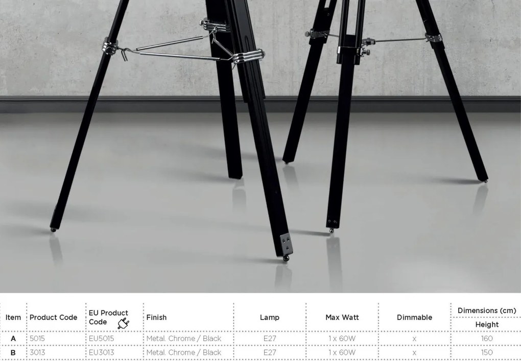 Lampadar / Lampa de podea moderna stil retro Studio EU3013 SRT