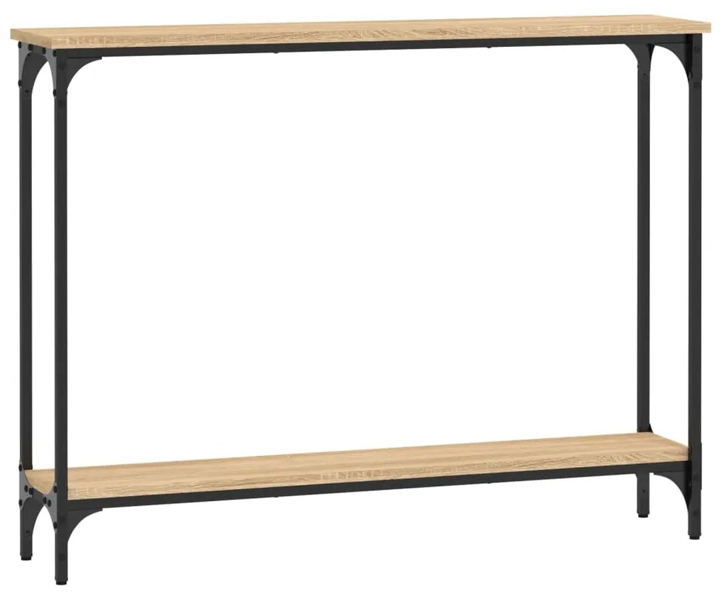 vidaXL Măsuță consolă, stejar sonoma, 100x22,5x75 cm, lemn prelucrat