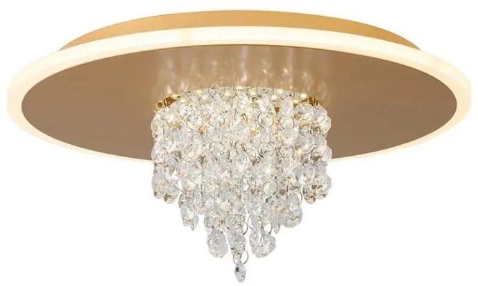 Plafoniera LED design elegant Deluge aurie