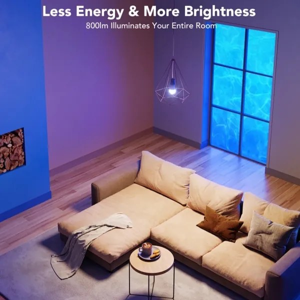 Bec LED RGBWW dimabil Govee Smart E27/12W/230V 2700-6500K Wi-Fi