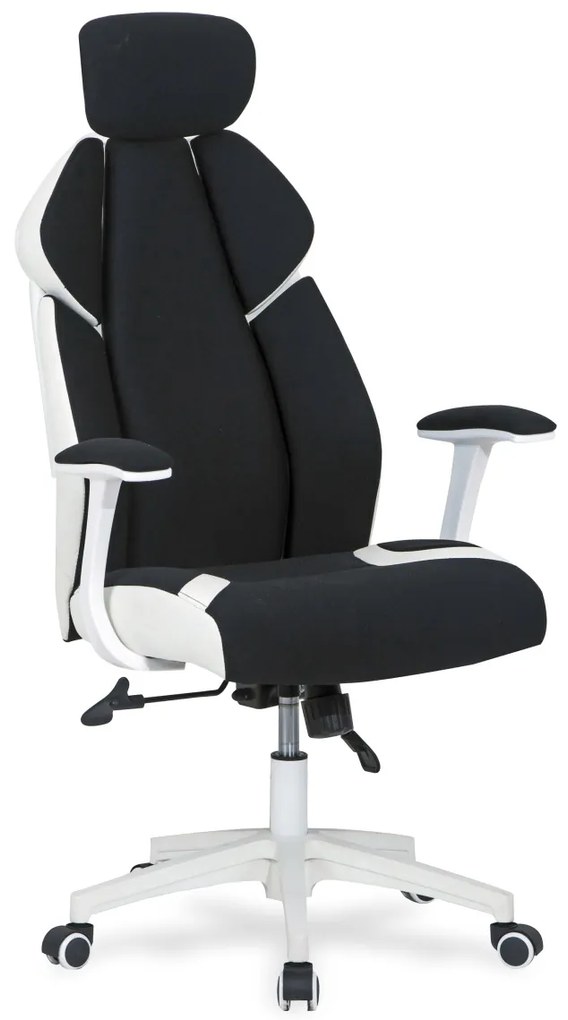 Scaun de birou Chrono negru alb