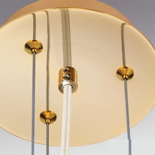Candelabru, Lustra LED design LUX PRISM, 24K gold plated