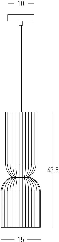 Pendul, Design Natural, PLASTER WHITE, ZB-2595