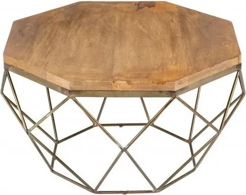 Masuta de cafea design minimalist Diamond 70cm Mango