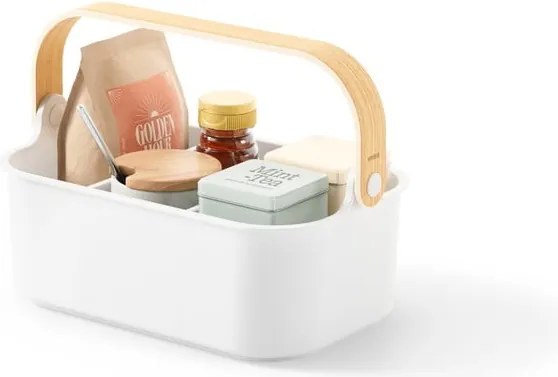 Organizator de baie alb din plastic Bellwood – Umbra