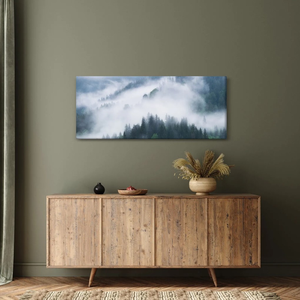 Tablou - Copacii în ceață (120x50 cm)