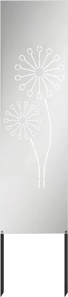 vidaXL Ecran de intimitate pentru grădină Argintiu 32 x 140 cm