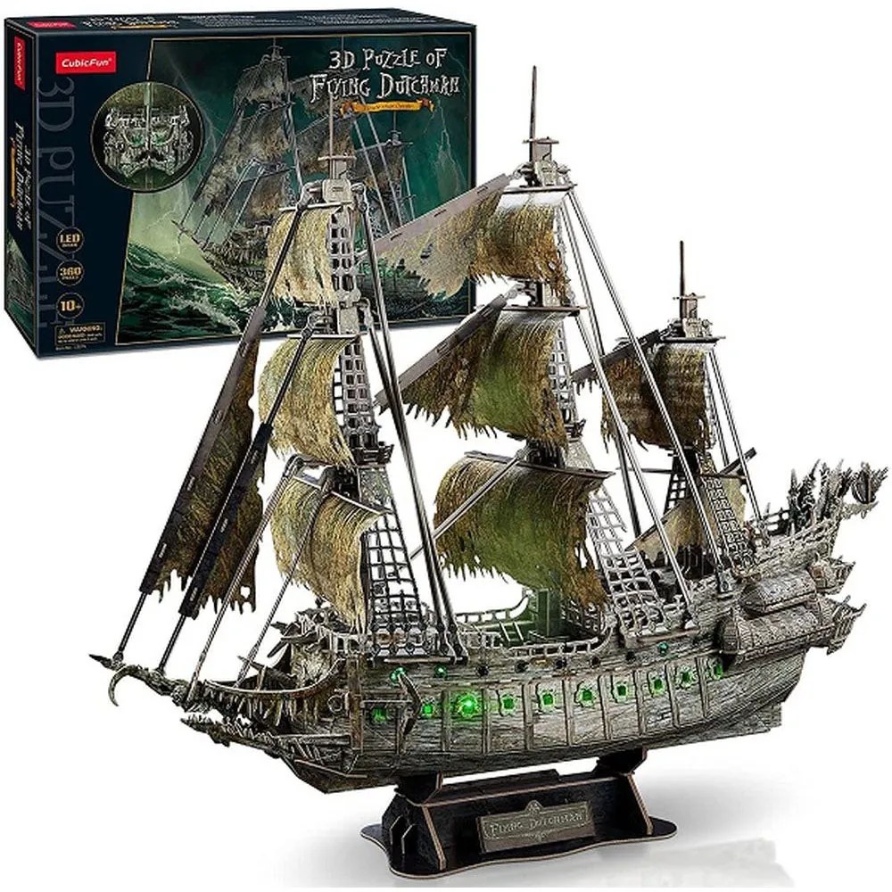 PUZZLE 3D LED FLYING DUTCHMAN 360 PIESE - CUBICFUN (CUL527H)