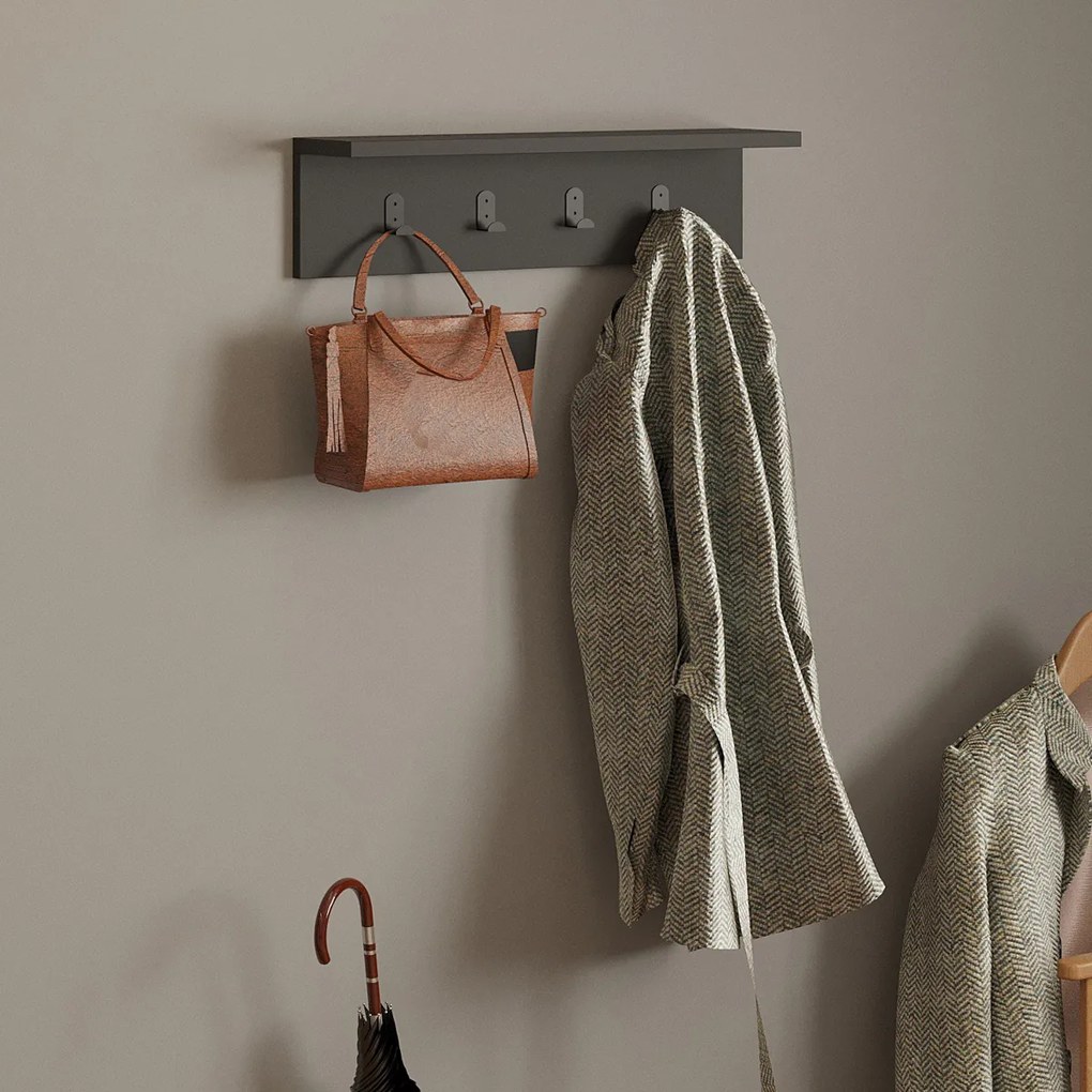 Cuier de perete Ayla Anthracite