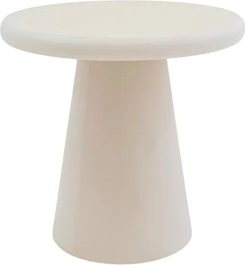 Măsuță de cafea rotundă Clav 45 cm - bej