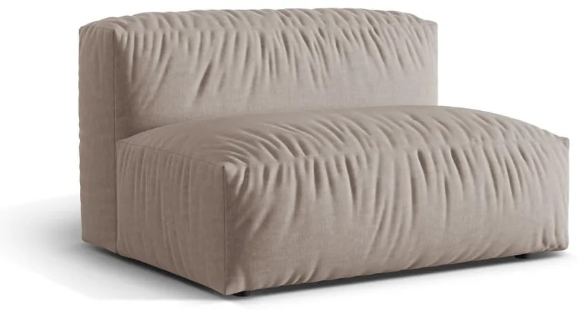 Modul pentru canapea modulară bej (de mijloc) Martina – Micadoni Home