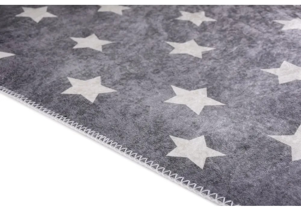 Covor pentru copii gri lavabil 160x230 cm Shining Stars – Vitaus