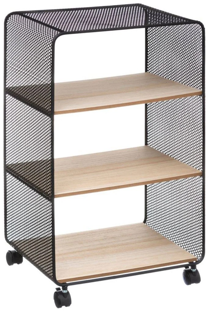 Dulap pe roți SOUTH BAY, 3 rafturi, structură ajurata