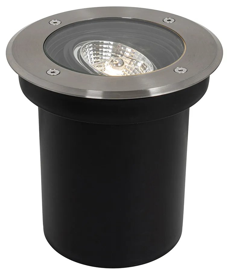 Proiector modern de sol pentru exterior din oțel AR70 reglabil IP65 - Delux