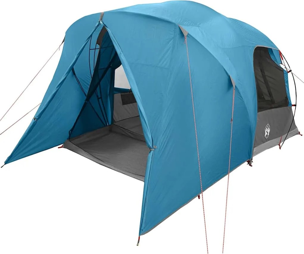 vidaXL Cort Dome 6-Persoane cu acoperiș albastru 500 x 314 x 206 cm