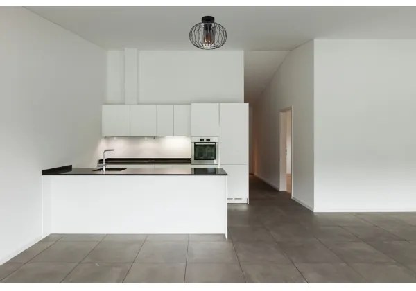 Lustră aplicată CORRINI 1xE27/60W/230V d. 25 cm negru/gri