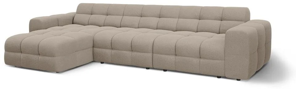 Colțar maro (cu colț pe partea stângă, cu șezlong) Kendal – Micadoni