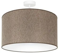 Lustră aplicată ROLLER ECO Duolla RECYCLING 1xE27/15W/230V d. 45 cm maro