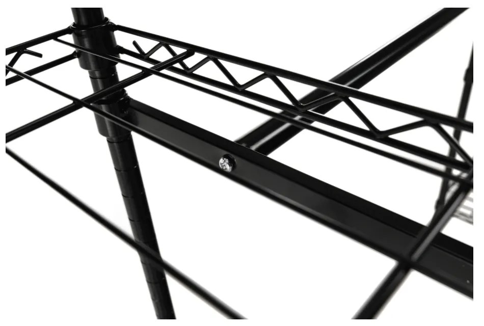 Raft reglabil, negru, GELBAN