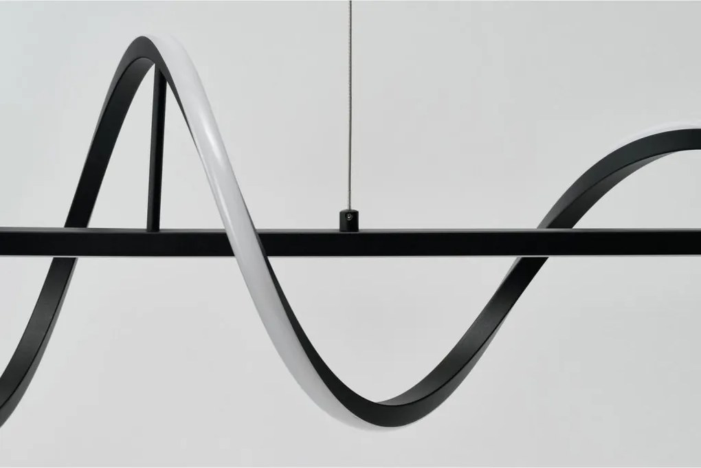 Lustra LED suspendata design modern MEMPHIS negru 3-STEP DIMM