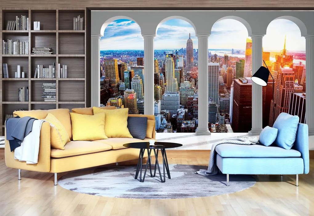 Fototapet - Privire srpe New York City (254x184 cm)
