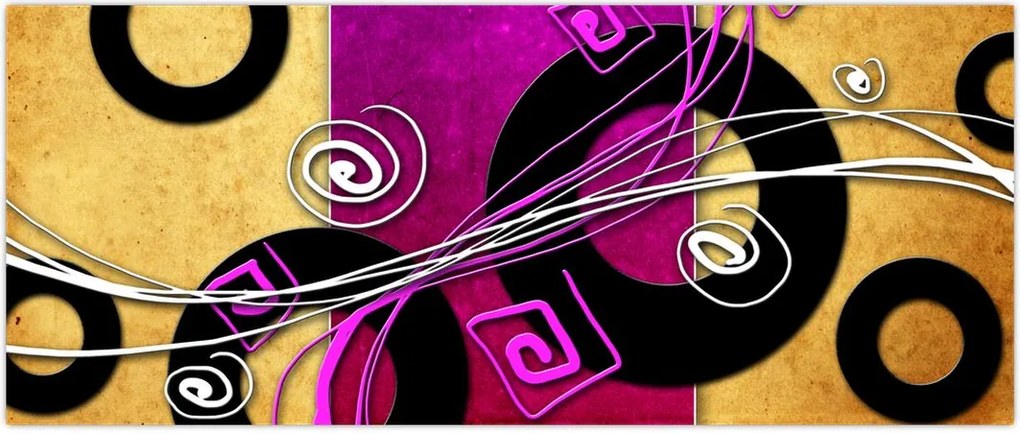 Tablou abstracției (120x50 cm)