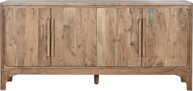 Bufet din lemn masiv de acacia, 175×40×81 cm, „Baobab"