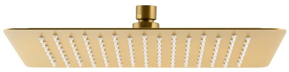 Cap de duș auriu din oțel inoxidabil Slim – Sapho