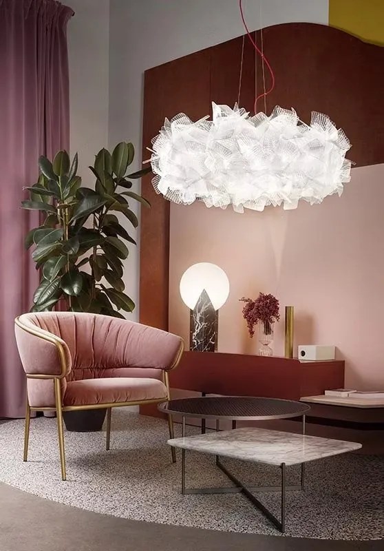 Lustra design unicat realizata manual Clizia Pixel, 78cm