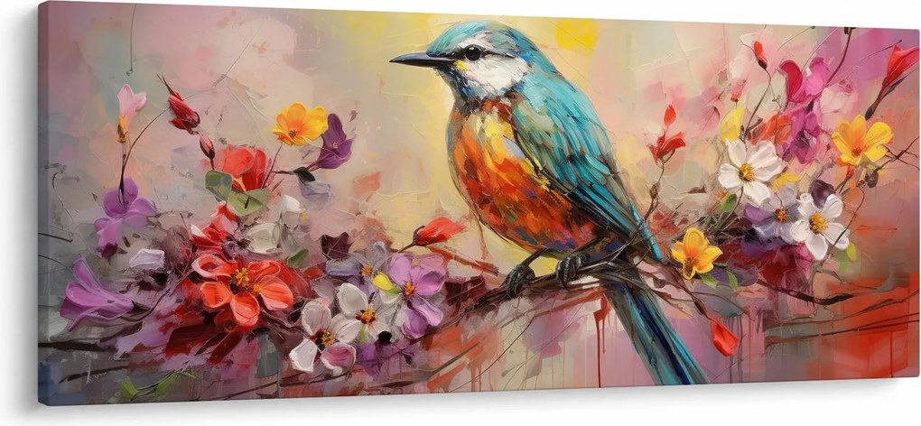 Tablou - Pictura de o pasăre (120x50 cm)