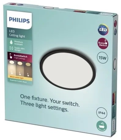 Plafonieră LED dimabilă pentru baie SCENE SWITCH LED/15W/230V IP44 Philips