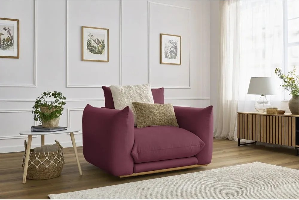 Fotoliu burgundy Ernest – Bobochic Paris