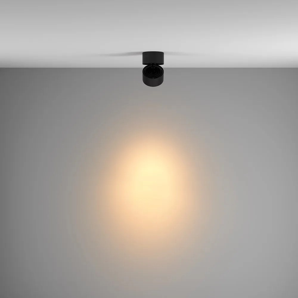 Spot LED aplicat ajustabil Yin negru