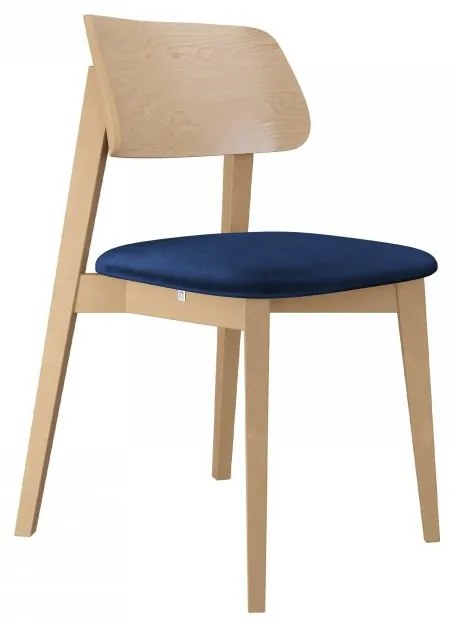 Scaun sufragerie KD 63 (Fag + albastru) . 1103456