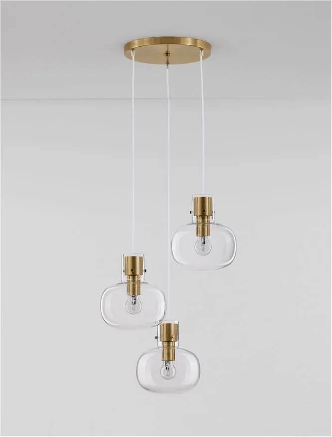 Lustra cu 3 pendule design modern CINZIA