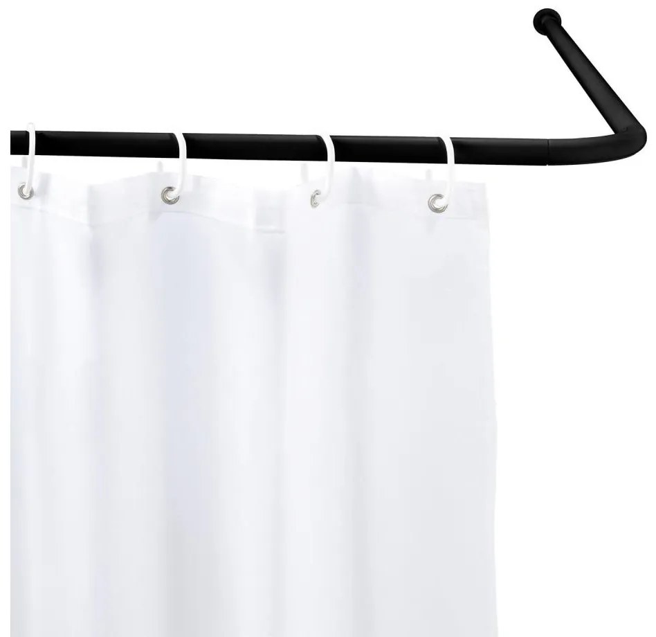 WENKO 23565100 - Bară 2 x 2 cm, neagră